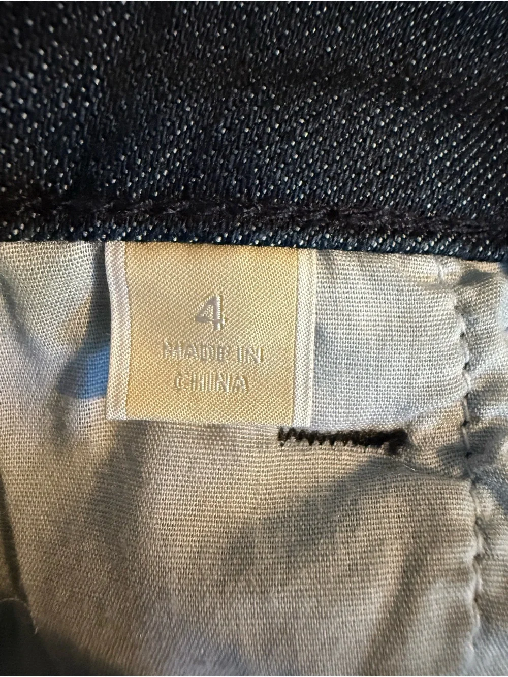 Michael Kors Dark Indigo Wide-Leg Jeans with Gold Hardware